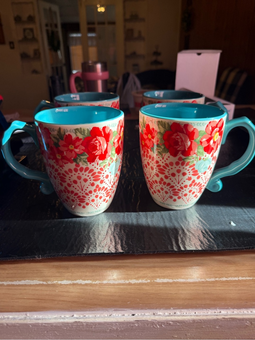 The Pioneer Woman Vintage Floral 26-Ounce Jumbo Latte Mug Set
4
